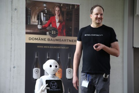 Robert Zniva mit Pepper